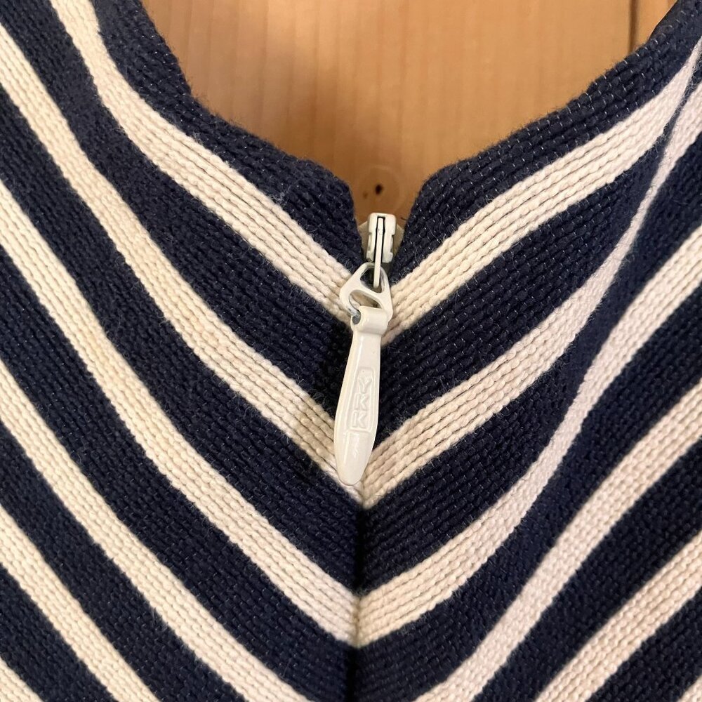 Anthropologie Womens Maeve Miltred Striped Nautical Dress Size 8 Blue SP NWOT - Picture 11 of 12